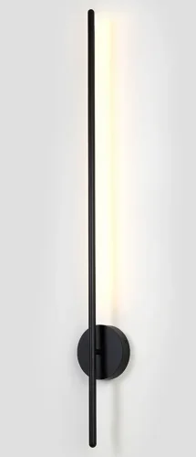 Бра LED VERDE AP L1000 BLACK Crystal Lux чёрный на 1 лампа, основание чёрное в стиле хай-тек  фото 2